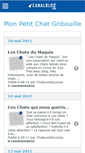 Mobile Screenshot of nospetitschats.canalblog.com