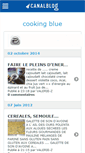 Mobile Screenshot of cookingblue11.canalblog.com