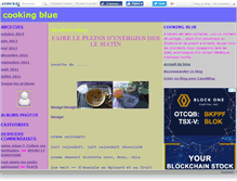 Tablet Screenshot of cookingblue11.canalblog.com