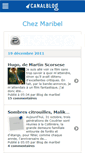 Mobile Screenshot of chezmaribel.canalblog.com