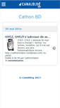Mobile Screenshot of cathonchaton.canalblog.com