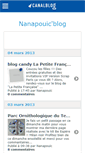 Mobile Screenshot of nanapouic.canalblog.com