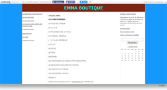 Desktop Screenshot of emmaboutique.canalblog.com