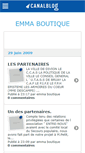 Mobile Screenshot of emmaboutique.canalblog.com