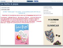 Tablet Screenshot of boiteapapa.canalblog.com