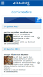 Mobile Screenshot of domicreative.canalblog.com