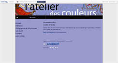Desktop Screenshot of lateliercouleurs.canalblog.com