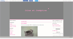 Desktop Screenshot of julesjosephine.canalblog.com