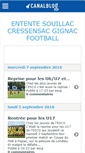 Mobile Screenshot of escgfoot46.canalblog.com