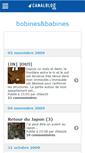 Mobile Screenshot of bobinesetbabines.canalblog.com