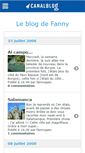 Mobile Screenshot of fannygasc.canalblog.com