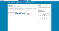 Desktop Screenshot of gitescharente.canalblog.com