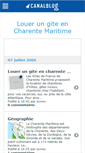 Mobile Screenshot of gitescharente.canalblog.com