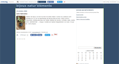 Desktop Screenshot of naturelements.canalblog.com