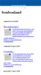 Mobile Screenshot of boubouland.canalblog.com