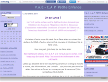 Tablet Screenshot of cappetiteenfance.canalblog.com