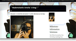 Desktop Screenshot of mlleamelia2.canalblog.com