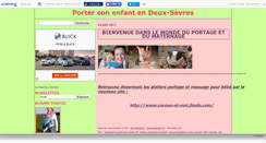 Desktop Screenshot of portersonenfant.canalblog.com