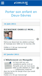 Mobile Screenshot of portersonenfant.canalblog.com