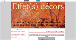 Desktop Screenshot of effetsdecors.canalblog.com