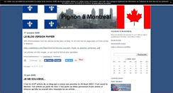 Desktop Screenshot of pignonamontreal.canalblog.com