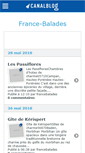 Mobile Screenshot of francebalades.canalblog.com