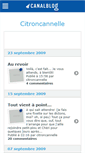 Mobile Screenshot of citroncannelle.canalblog.com