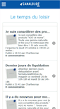 Mobile Screenshot of letempsduloisir.canalblog.com
