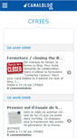Mobile Screenshot of cfries.canalblog.com