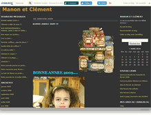 Tablet Screenshot of manonetclement.canalblog.com