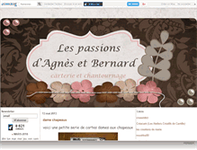 Tablet Screenshot of lespassionsagnes.canalblog.com