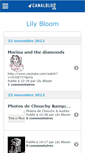 Mobile Screenshot of lilybloom.canalblog.com