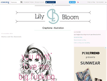 Tablet Screenshot of lilybloom.canalblog.com