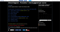 Desktop Screenshot of chevalgagnant.canalblog.com