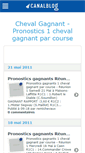 Mobile Screenshot of chevalgagnant.canalblog.com