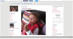 Desktop Screenshot of grenierdeblanche.canalblog.com