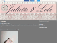 Tablet Screenshot of julietteetlola.canalblog.com