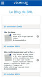 Mobile Screenshot of leblocdebhl.canalblog.com