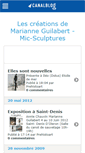 Mobile Screenshot of micsculptures.canalblog.com