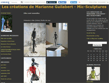 Tablet Screenshot of micsculptures.canalblog.com