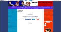 Desktop Screenshot of amandinpresident.canalblog.com