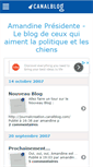 Mobile Screenshot of amandinpresident.canalblog.com