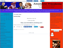 Tablet Screenshot of amandinpresident.canalblog.com