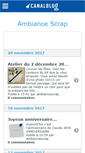 Mobile Screenshot of ambiancescrap.canalblog.com