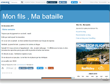 Tablet Screenshot of monfilsclement.canalblog.com