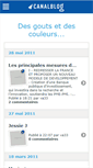 Mobile Screenshot of goutsetcouleurs.canalblog.com