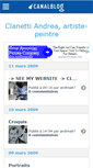 Mobile Screenshot of andreaclanetti.canalblog.com