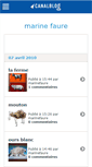 Mobile Screenshot of marinefaure.canalblog.com