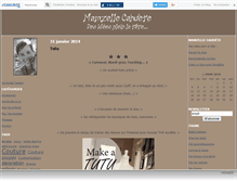 Tablet Screenshot of mamzellecahuete.canalblog.com