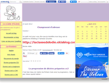 Tablet Screenshot of classedelodie.canalblog.com